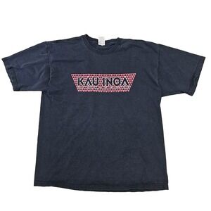 Xl Kau Inoa Hawaiian T Shirt Black Graphic Print